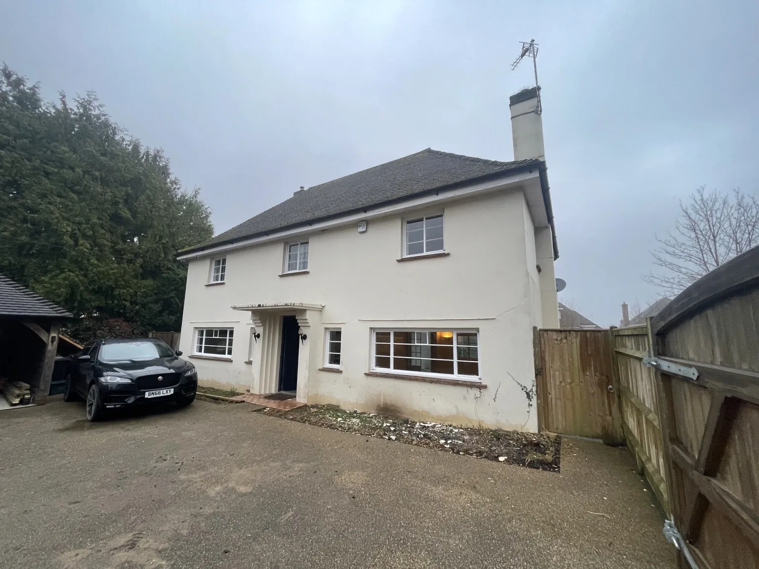 Cranbrook dwelling before refurbishment front elevation