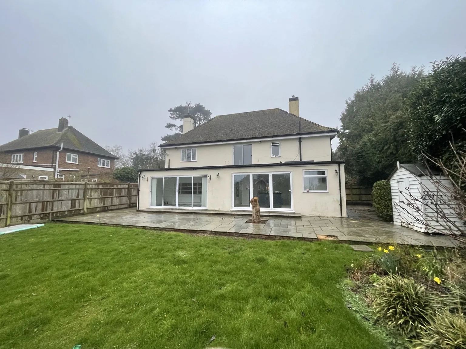 Cranbrook dwelling before extension rear elevation
