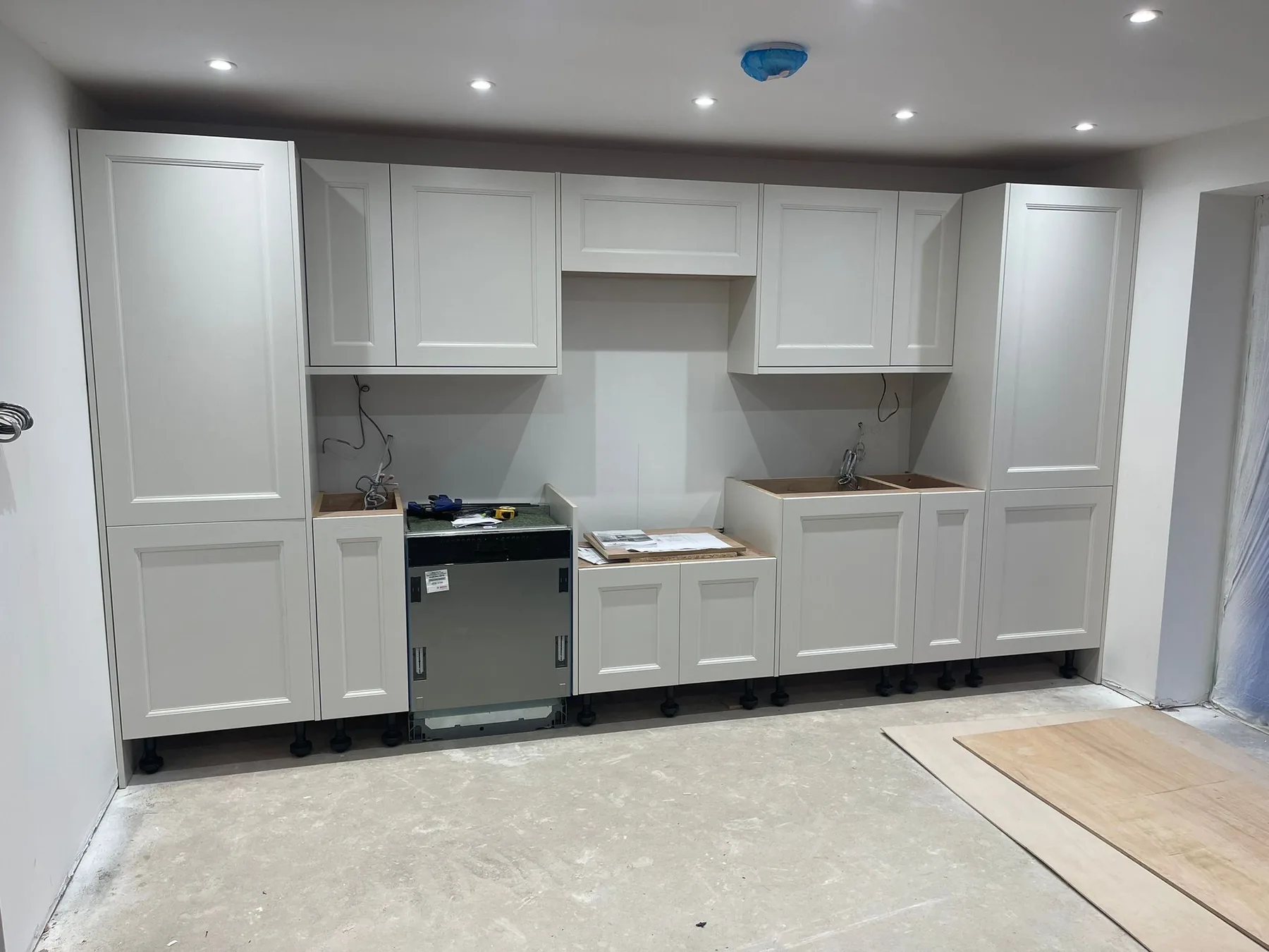 Kitchen cabinetry installation