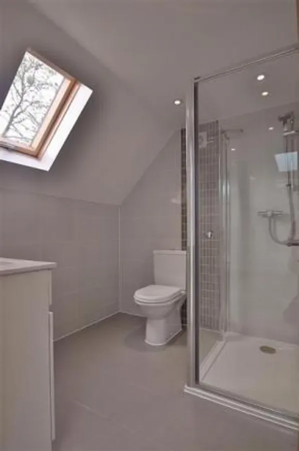 Completed shower room