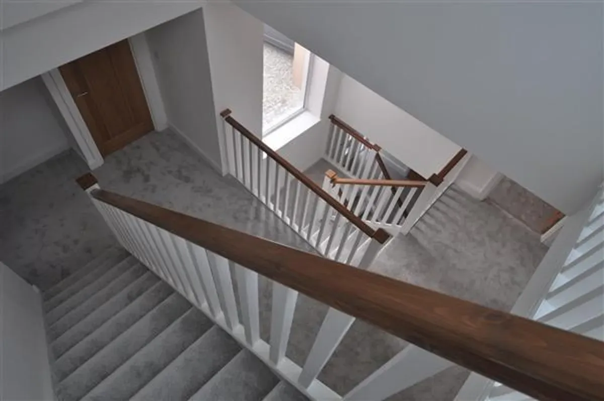 Completed staircase and landing
