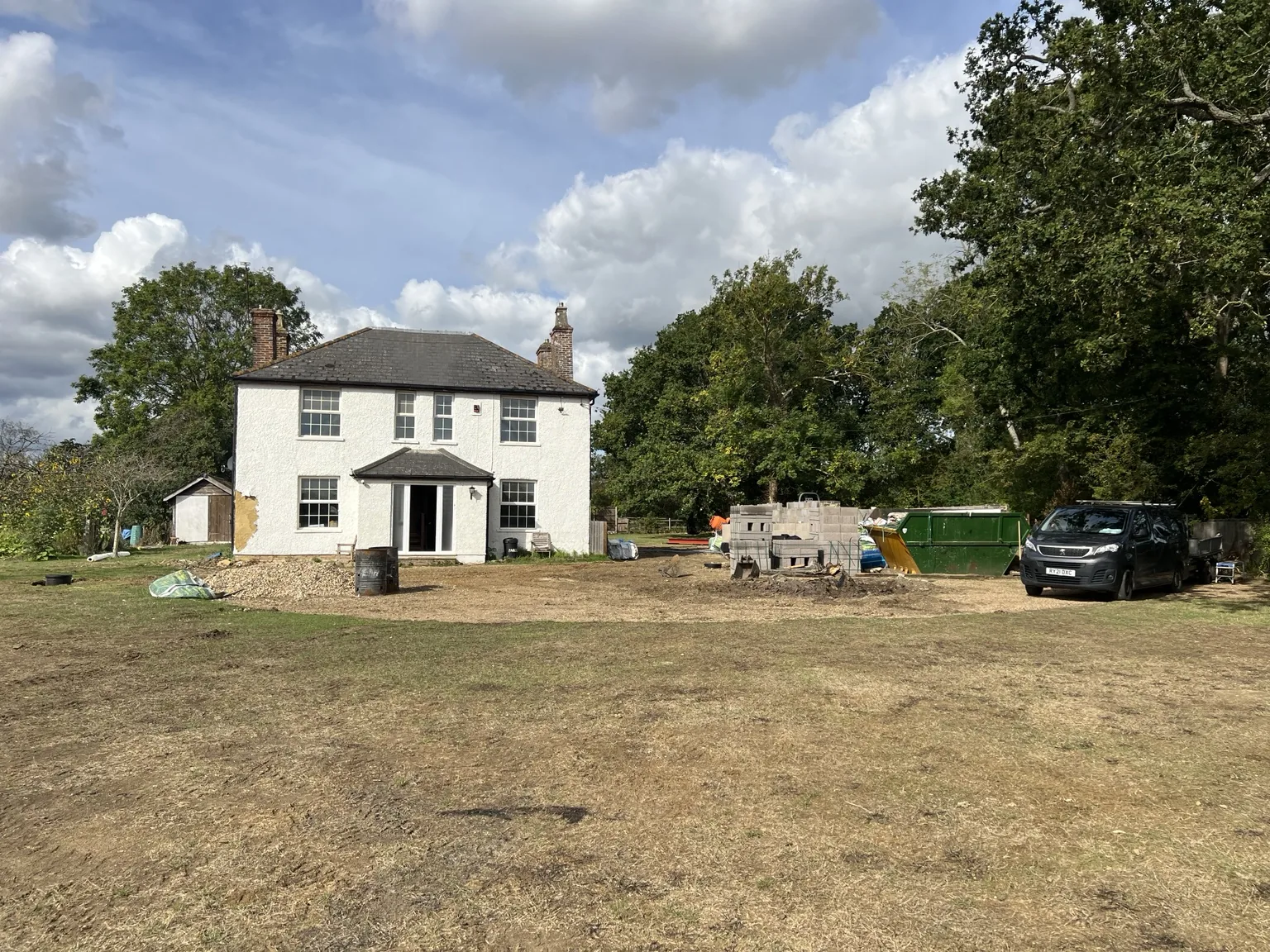 Existing Marden dwelling and development site