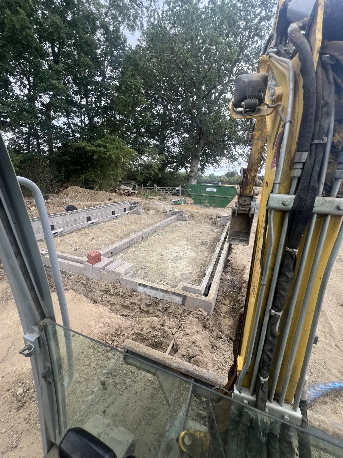 Garage substructure construction