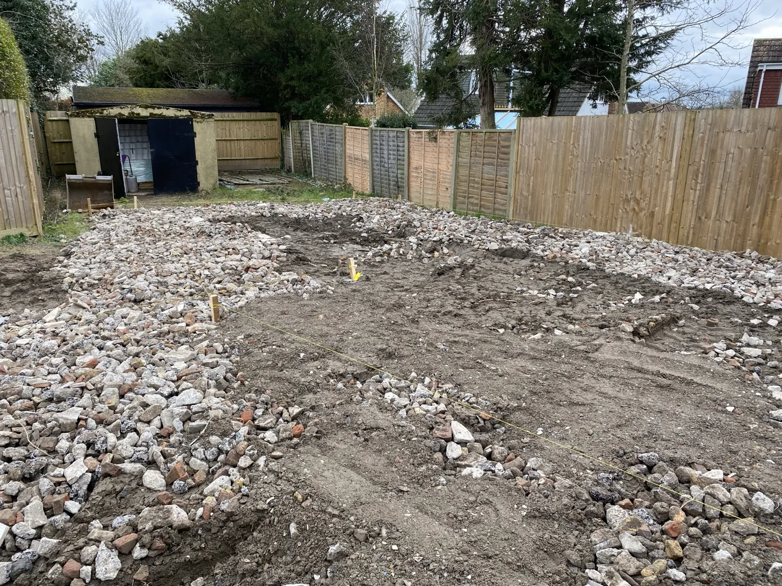 Tenterden new build site preparation